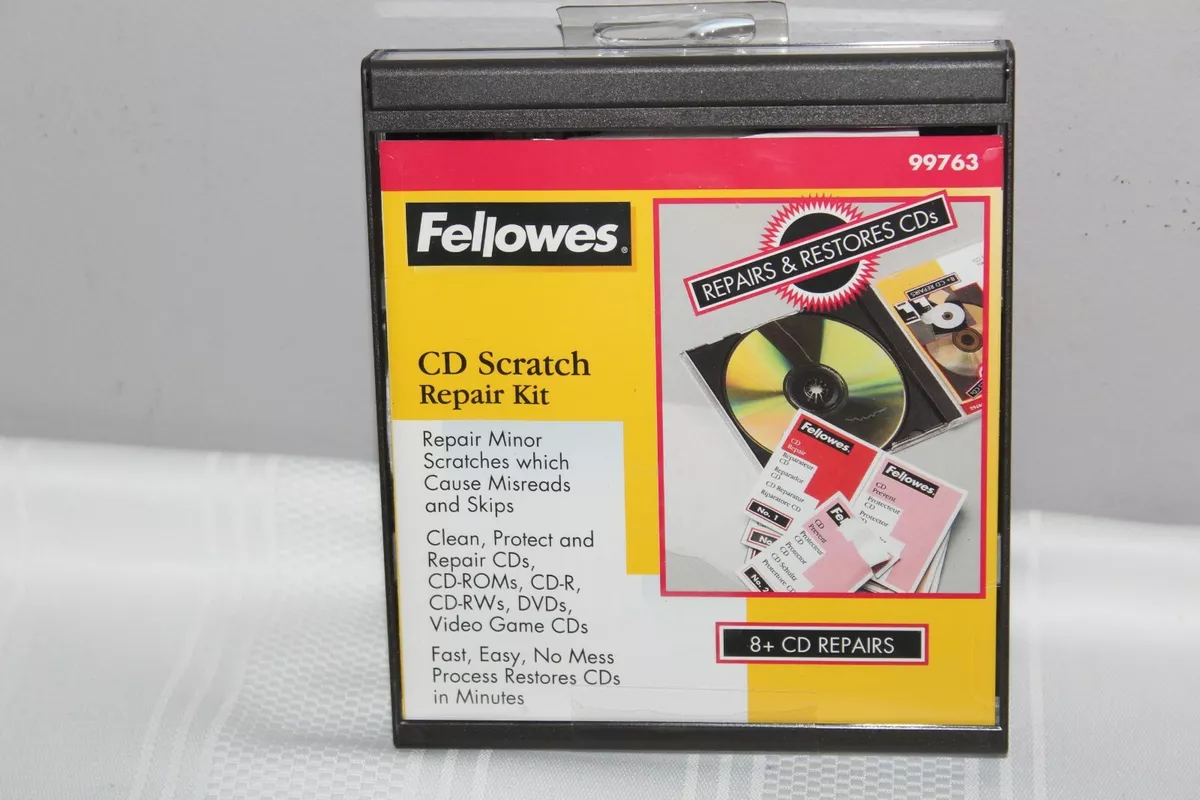 FELLOWES CD/DVD SCRATCH REPAIR KIT #99763 - New