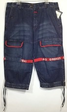 Marithe Francois Girbaud / Shuttle Capri Logo Dark Denim Jeans / Men's Size 42