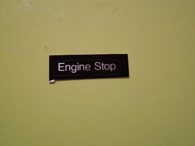 Sticker Engine Stop 1 NOS OEM Harley Davidson Engine Stop Label Sticker P/N 46907-77 | eBay