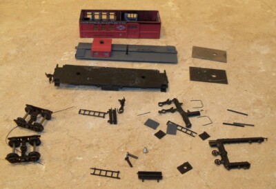 HO Scale G&D 34  Drover Caboose #9 w/Seats by MDC/Roundhouse (TS 5-2188-1)
