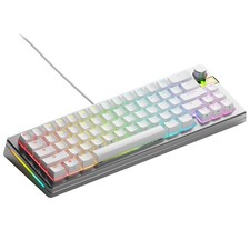 Glorious Gmmk 3 Pro He 65 Gaming Keyboard, Prebuilt Wired, Silver, Us Layout, 