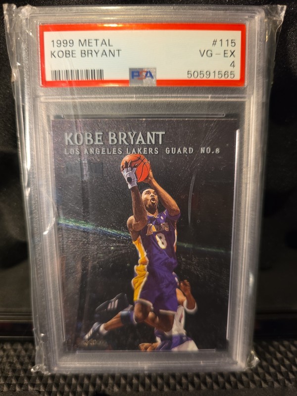 1999 Skybox Metal Kobe Bryant #115 PSA 4 Los Angeles Lakers HOF MVP Combine 🚢