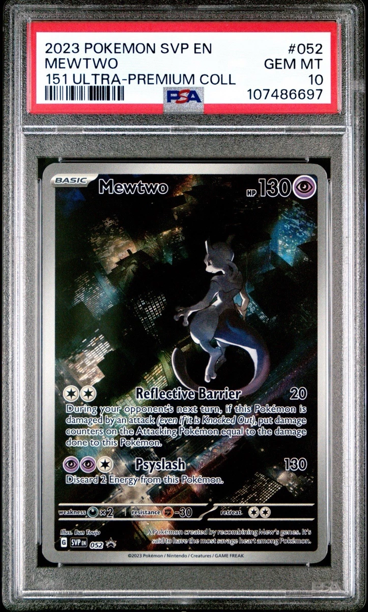 Mewtwo Pokémon TCG Professional Sports Authenticator (PSA) Grade