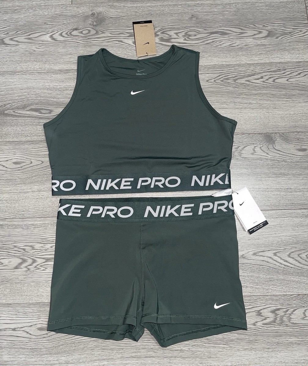 nike pro khaki shorts