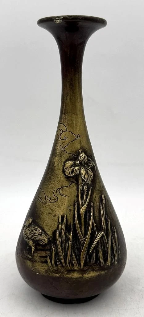 青铜日本花瓶1850-1899 | eBay