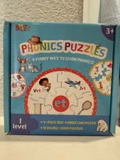 Phonics Puzzles Short Vowel Sound Blends 30 Phonics &150 Sight Words