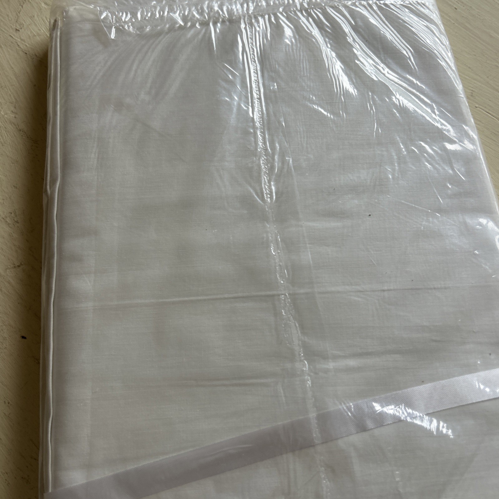 Vintage Wamsutta Lustercale Sheets – “Crowning Touch” Pattern – Pink Embroidery