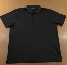 Under Armour Mens 2X-Large Black Stretch Comfort Golf Performance Polo Shirt