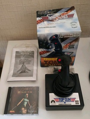 Thrustmaster TOP GUN Retro PC Joystick komplett SEHR SELTEN NEUWARE