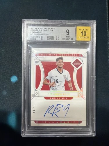 2022 Panini World Cup Ricardo Pepi Gold