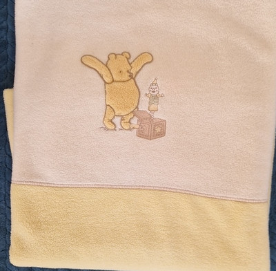 Mothercare Pooh Fleecedecke 8344050 Kinderbett 110x160cm gelb Jack in the Box