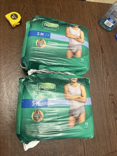 Depend Men’s Incontinence Briefs Maximum Absorbency - S/M - 38 Pcs - Picture 5 of 5