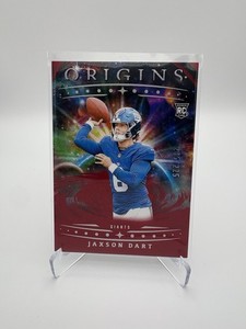 2025 Panini Origins Jaxson Dart Red Parallel /225 Rookie Card #145 Giants