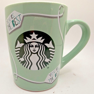 Starbucks 2020 10 oz. Mint Green Coffee Mug ''You're the Best''