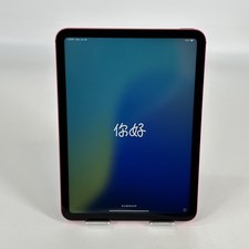 Apple iPad 10 Pink 256GB Unlocked - Very Good w/ White Spots
