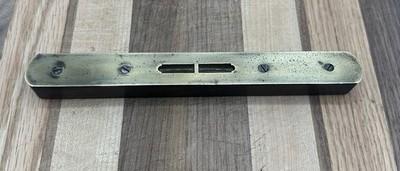 Antique Ebony Brass 8  Edward Preston & Sons Spirit Level Vintage Tools