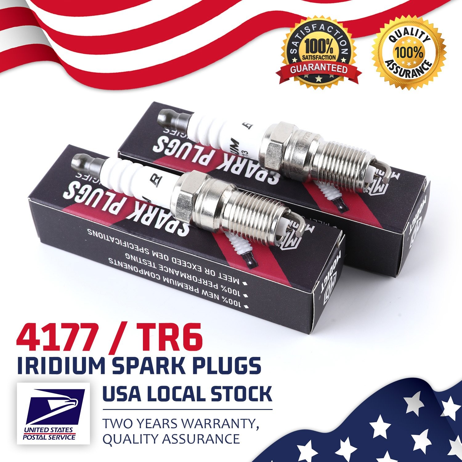 Set of 8 For NGK #4177 TR6 Iridium SPARK PLUGS NEW OEM Quality Genuine Durable