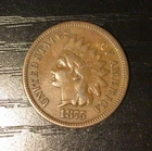 Semi-Key 1875 Indian Head Cent Penny, AU. Sharp, Great Coin! C177