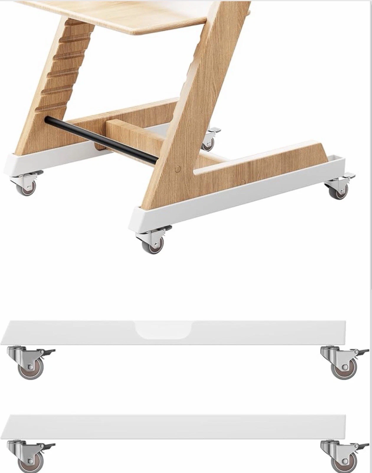 Wheels Compatible with Stokke Tripp Trapp High Chair