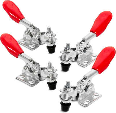 4PK Toggle Clamp, 60 Lbs Holding Capacity, 201 Quick Release Horizontal Clamps W