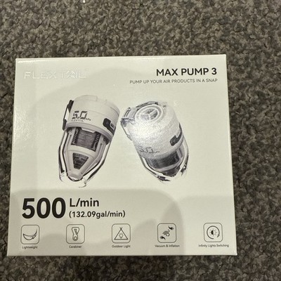 FLEXTAIL MAX PUMP 3 High Speed Mini Tragbare Luftpumpe mit LED Licht Camping