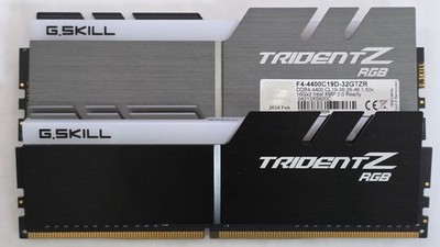 32GB G.Skill Trident Z RGB (2x 16GB) DDR4 4400 CL19 - Arbeitsspeicher RAM