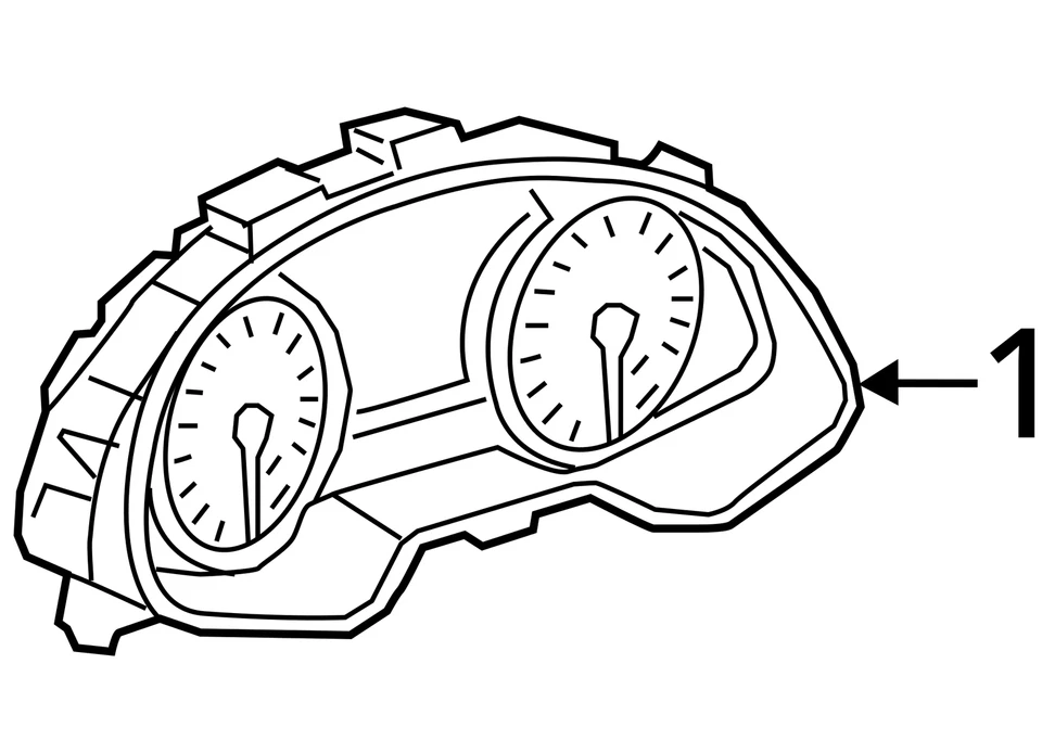 Cuadro de instrumentos velocímetro tablero Audi RS5 F5 2018-2024 8W5920890G 72 k millas OEM Foto 4 de 4