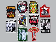 90's Alternative Vinyl Lot Pack (10 Stickers) SET 12 grunge ska punk indie emo