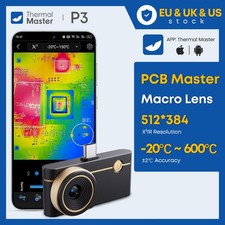 P3 Thermal Imaging Camera for iPhone Android Phone USB-C 512*384 X³IR Resolution