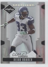2008 Leaf Limited Spotlight Silver 10/99 Deion Branch #88 9ap