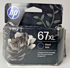 HP 67XL High Yield Black Original Ink Cartridge, 240 pages, 3YM57AN 140
