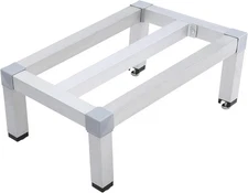 Heavy Duty 1000 lb Aluminum Dunnage Rack, 36x20x8", NSF Compliant Storage Shelf