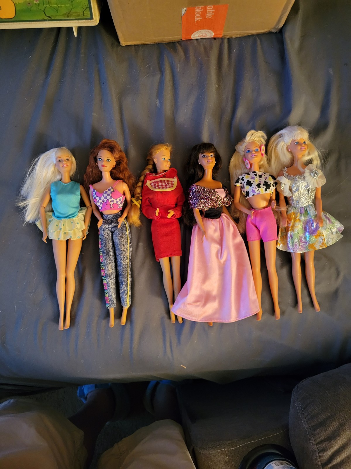 VTG 1990’s Barbie Dolls lot 6 Dolls