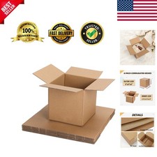 Shipping Boxes Mailers 5x5x5 inches Corrugated Cardboard Small Packing Kraft ...