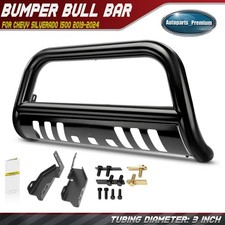 3 Bull Bar Front Bumper Push Grille Guard For Chevy Silverado 1500 2019-2024