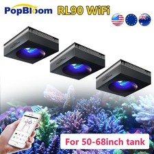 PopBloom Marine Led Aquarium Light Full Spectrum For Reef Coral Saltwater Tank