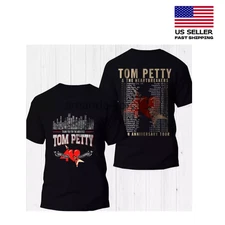 Hot Sale Tom Petty The Heartbreakers 40th Anniversary Tour T Shirt