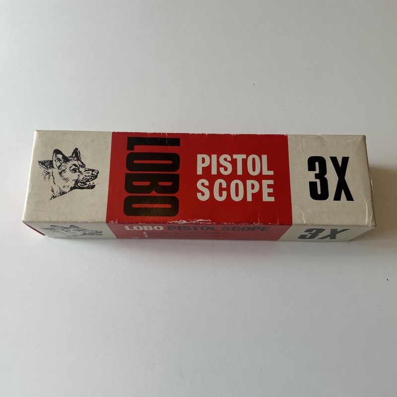 Lobo Pistol Scope 3x Box (Box and Info Sheet ONLY)
