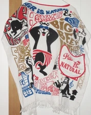 Hamm's Beer Bear Beach Poncho Towel Cover Up Vintage New Old stock RARE 53" x 35