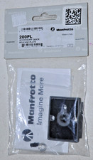 MANFROTTO 200PL Accessory Quick Release Plate, NIP, w/ an extra plate