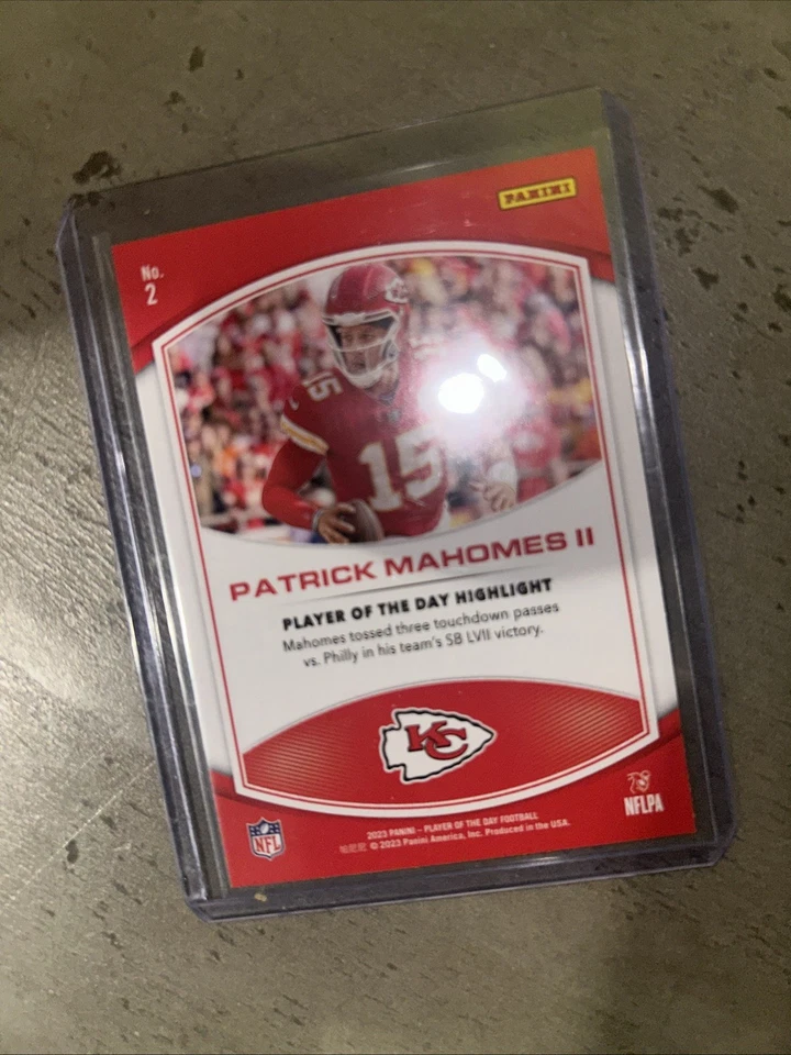 2023 Panini Player of the Day - Patrick Mahomes II #2 - Image 3 of 3
