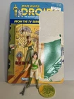 Vintage Kenner Star Wars Droids Kea Moll Figure with Coin, Gun + Cardback