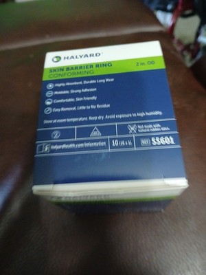 10 Halyard 55601 Skin Barrier Conforming Rings 2'' Exp 2027-11-05