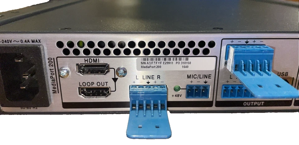 Extron Mediaport 200 HDMI USB Converter AudioDSP Scaler LAN Audio - Bild 3 von 3