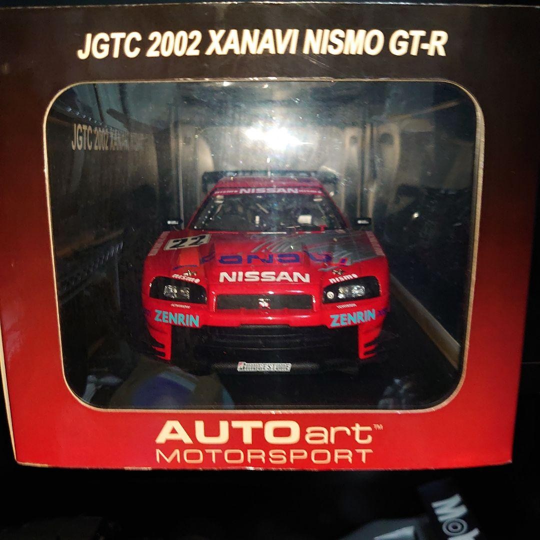 autoart 1/18 日産 GT-R R34 xanavi 2002 AUTOart 1 18 Motorsports Series Nissan Skyline GTRR34 '02