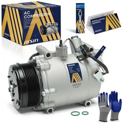 AISIN AC Compressor with Clutch for Honda CR-V 2007-2011 Acura RDX 2007-2012
