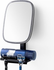 Shower Mirror Fogless for Shaving with Razor Holder, Removable Fog Free Suction