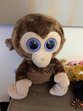 TY Beanie Boos Plush- COCONUT the Monkey LARGE Size - 16 inch SO CUTE!!