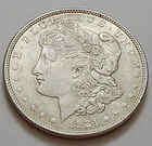 1921 Morgan Silver Dollar $1 90% Silver                X26