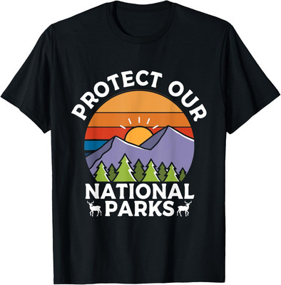 2025/Protect Our National Parks Hiking Camping Souvenir T-Shirt